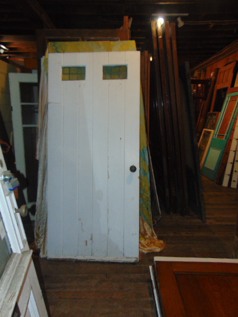 Antique Wooden Rustic Exterior Door