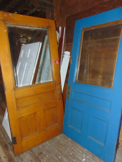 Antique Oak Half Light Doors