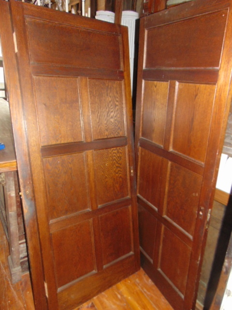 Antique Salvaged Oak Doors