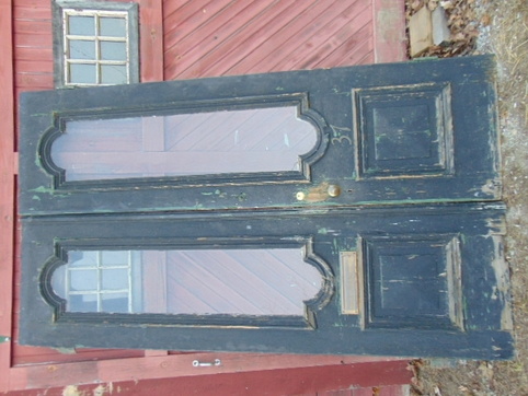 Antique Two Light Front Door