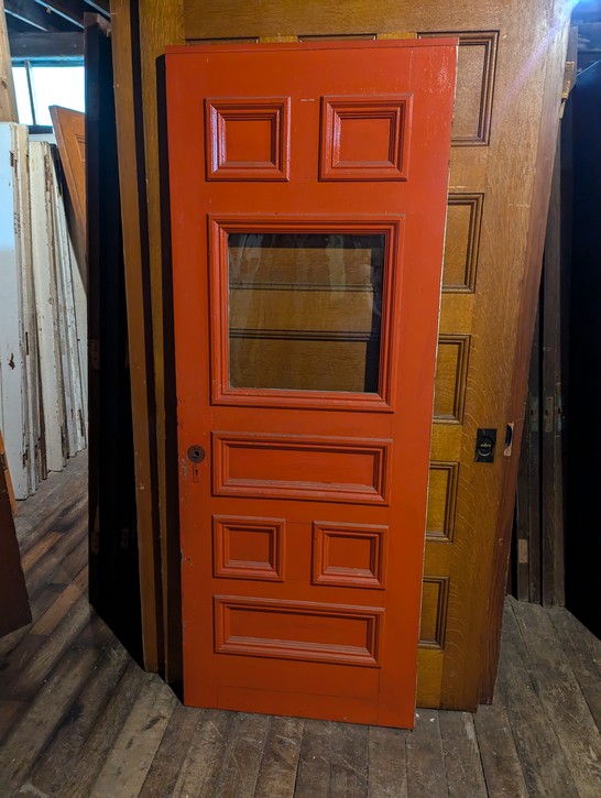 Colonial Revival Complete Door Antique Salvaged