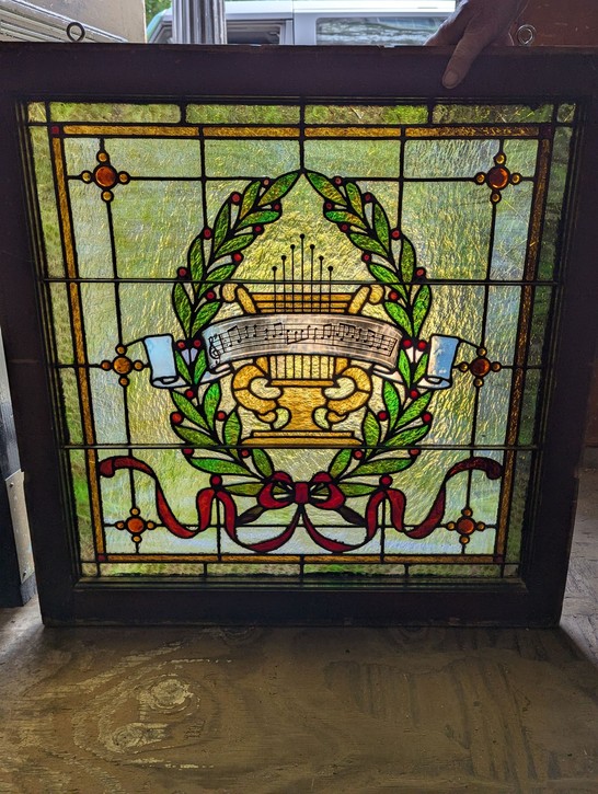 English-Style Stained Glass Window